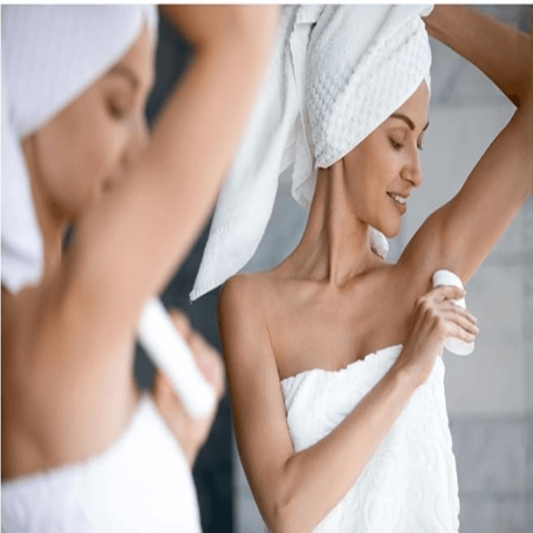 Natural lemongrass deodorant stick showing organic formula for fresh all-day protection