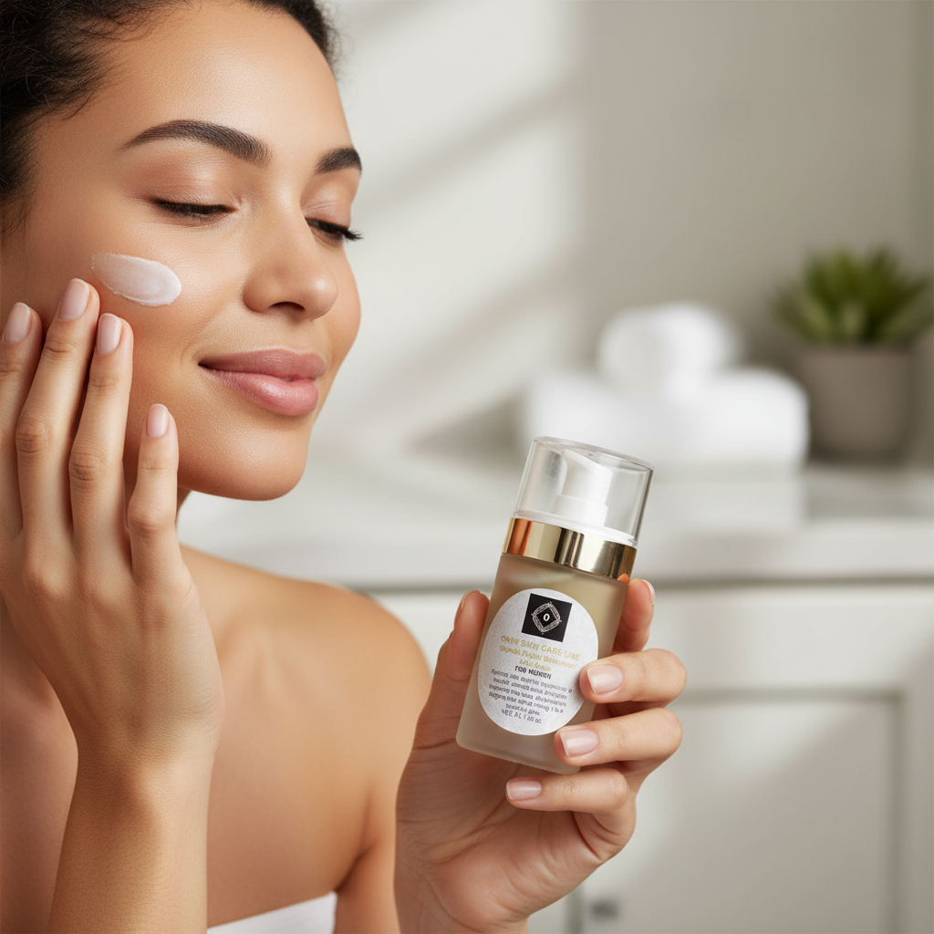 Organic Anti-Acne Nourishing Facial Moisturizer with natural ingredients for clearing and hydrating acne-prone skin
