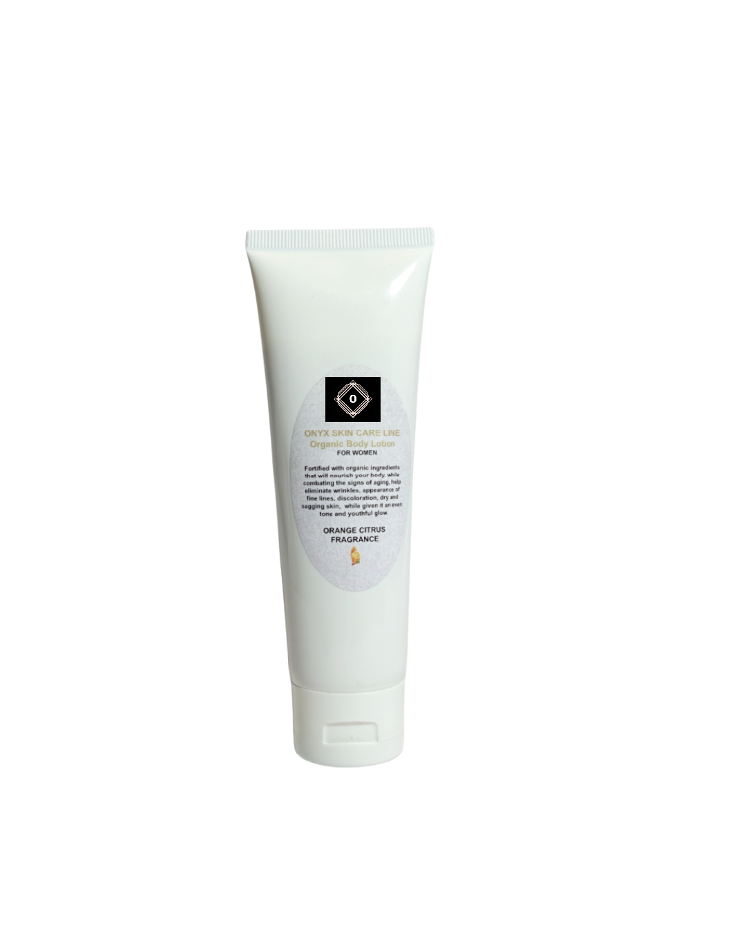 Nourishing body lotion showing rich organic formula for daily moisturizing