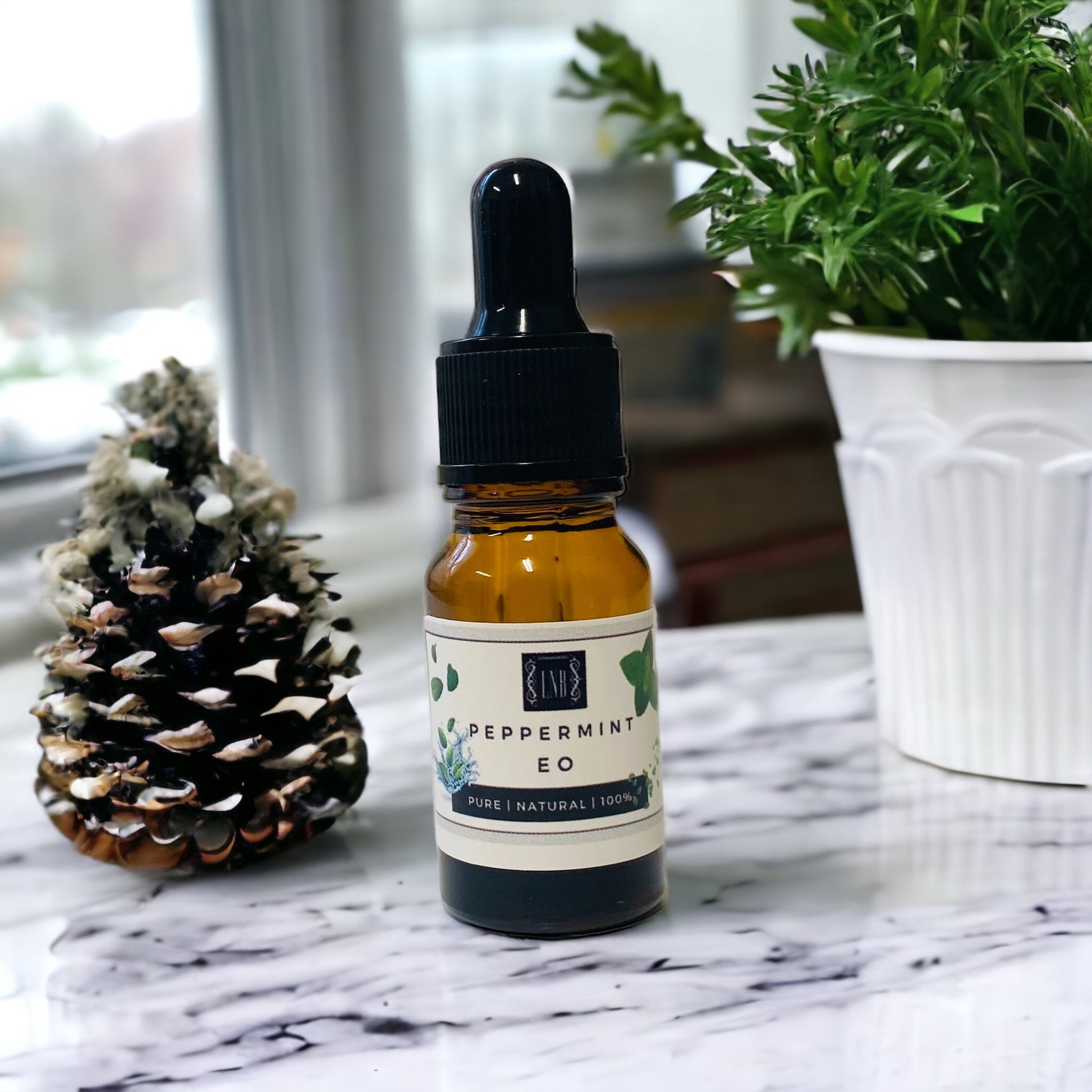 Peppermint Essential Oil for aromatherapy, wellness and natural cooling relief