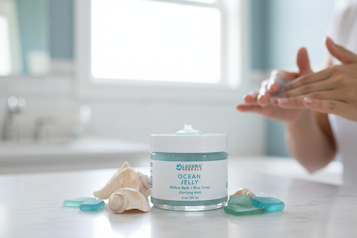 OCEAN JELLY Mask with product